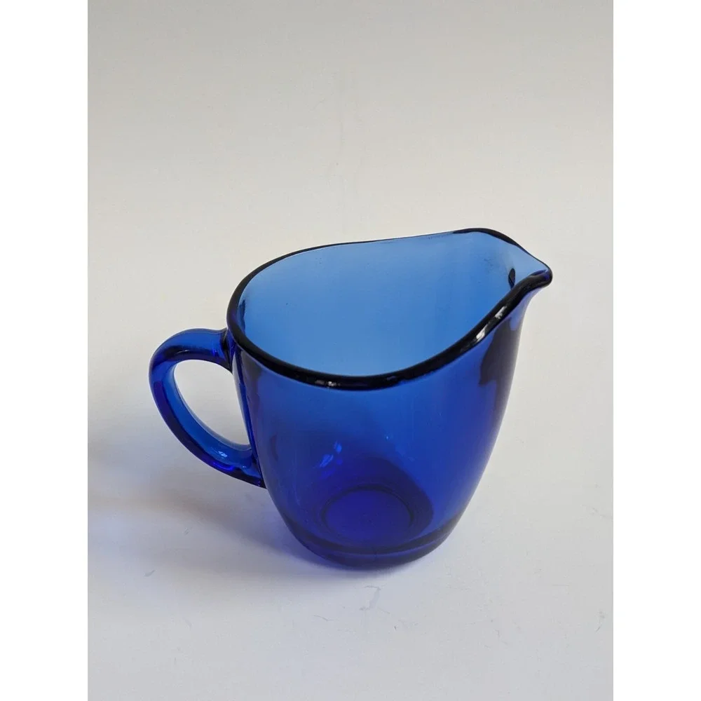Vintage Anchor Hocking Presence‎ Cobalt Blue Glass Creamer Pitcher Replacement